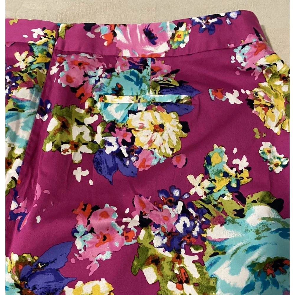 NWOT Charter Club Womens Pink Floral Pencil Skirt Size 22W Fairy Romantic Office